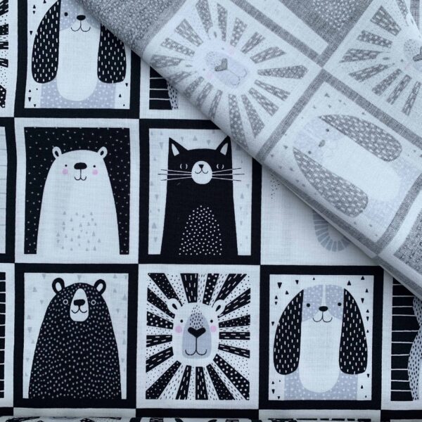 Black and White Tierprint Swafing
