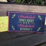 Schokoladenhülle Geschenkverpackung Geschenkidee