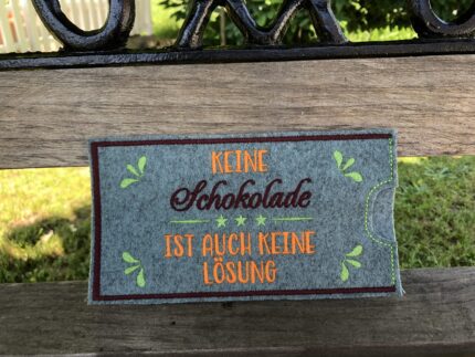 Schokoladenhülle Geschenkverpackung Geschenkidee