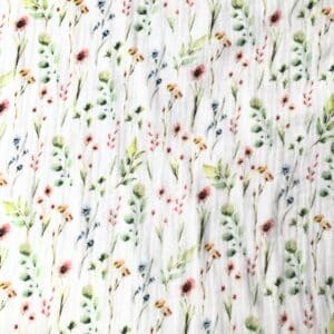 Musselin Double Gauze Rammelkamp Blumen