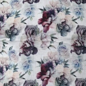 Musselin Double Gauze Rammelkamp Blumen KATINOH