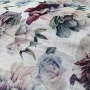Musselin Double Gauze Rammelkamp Blumen KATINOH