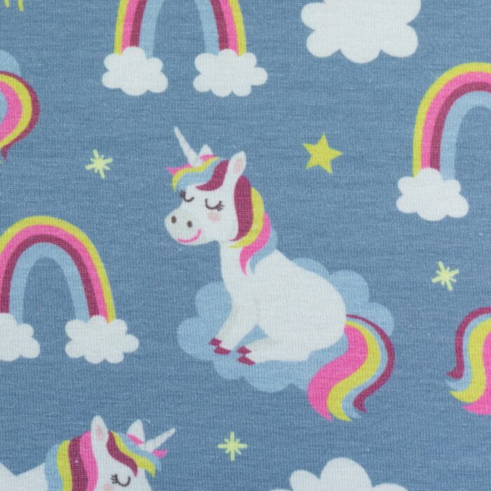 Jersey Einhorn Regenbogen 081272-100259 Swafing