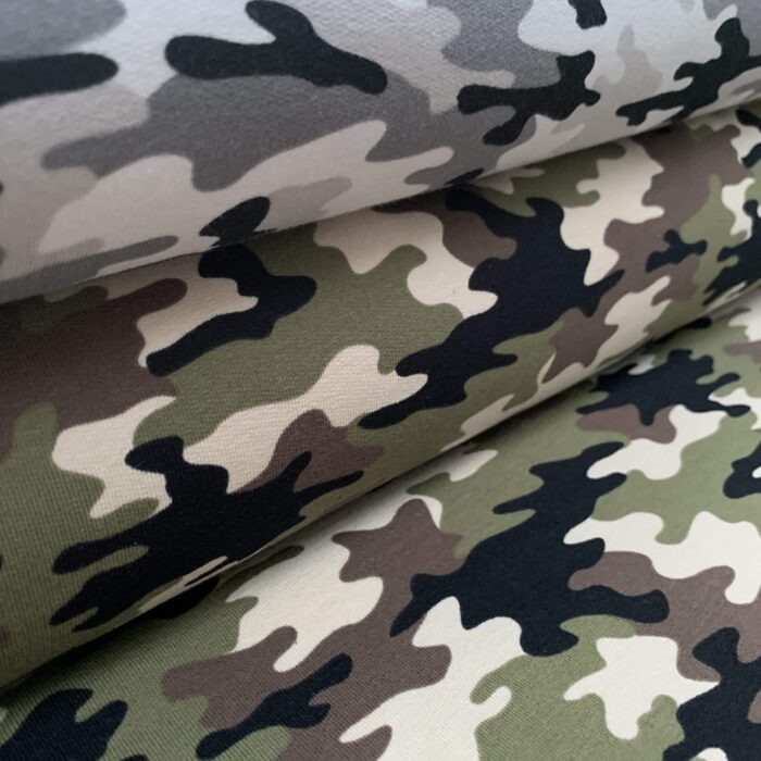 French Terry Camouflage Textil Rammelkamp