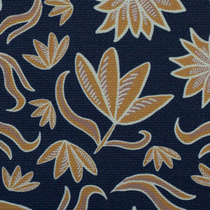 CANVAS Retro Flowers by Emjo-Design dunkelblau 315596