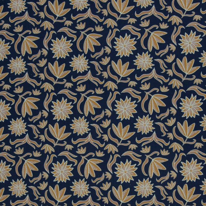 CANVAS Retro Flowers by Emjo-Design dunkelblau 315596