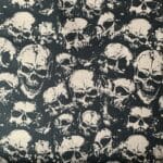 Baumwollstoff Kim Swafing Totenkopf