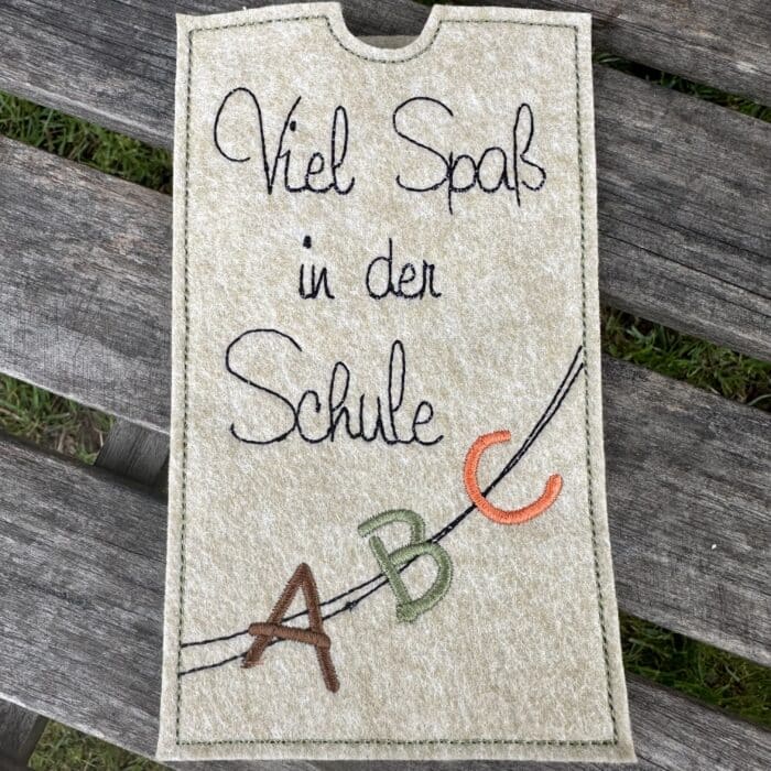 Schokoladenhülle Schulstart Fadenstark Datei