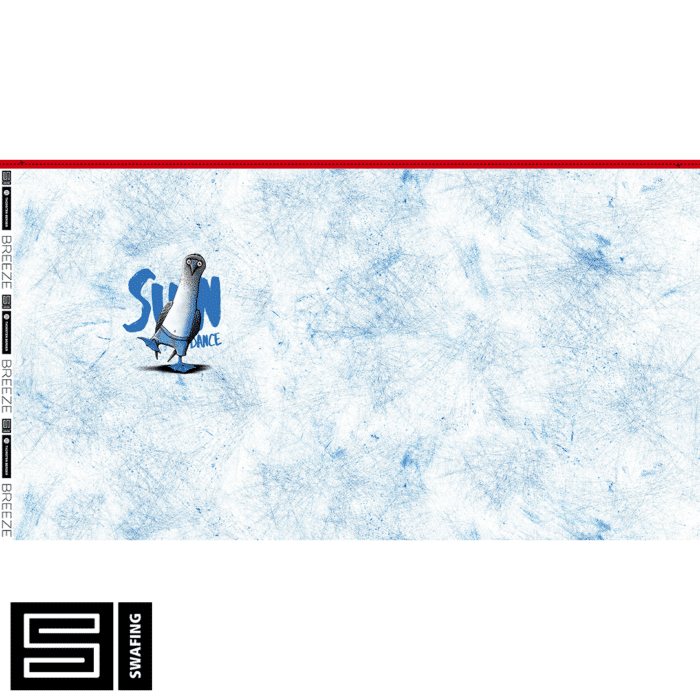 Baumwolljersey Panel Möwe