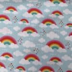 Baumwollstoff Kim Regenbogen Swafing