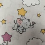 Baumwollstoff Elefanten S&W