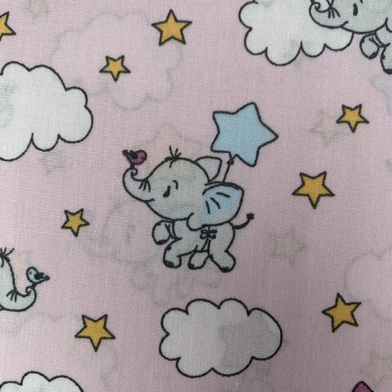 Baumwollstoff Elefanten S&W